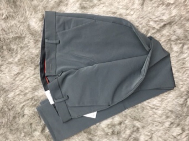 Quần Tây Âu Màu Xám Khói Ống Côn Vải Giản | BigBuy360 - bigbuy360.vn