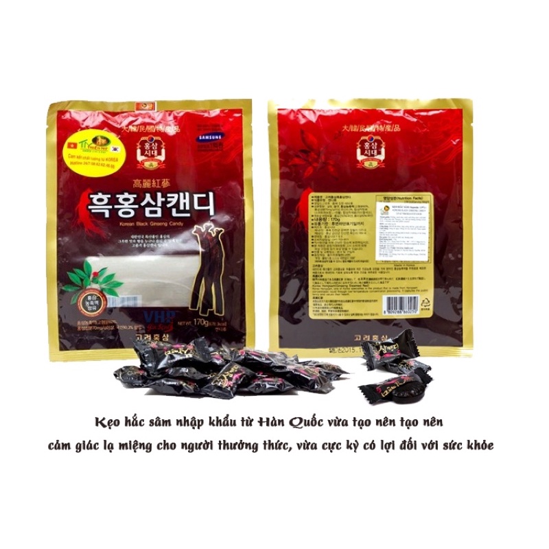 [DATE MOI] Kẹo hắc sâm SamSung Hàn Quốc 300gr