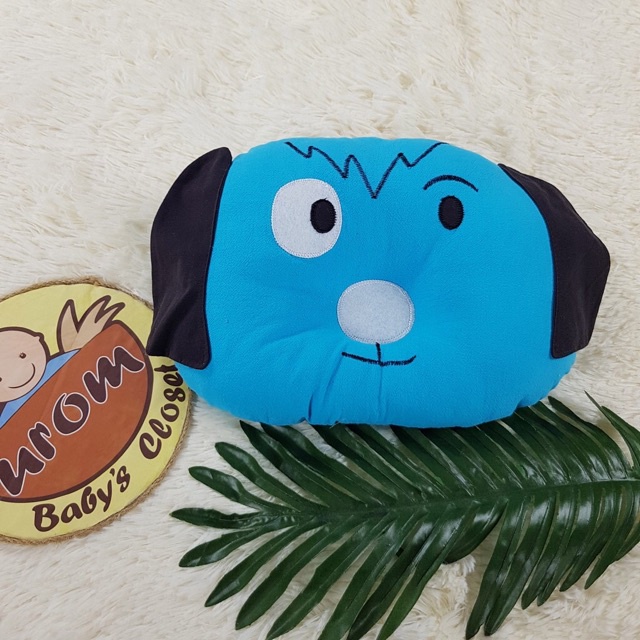 Gối lõm chống bẹp đầu cara hình thú cho bé sơ sinn
