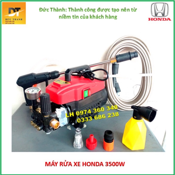 Siêu hot Máy rửa xe HONDA đỏ chỉnh áp đời mới 2021