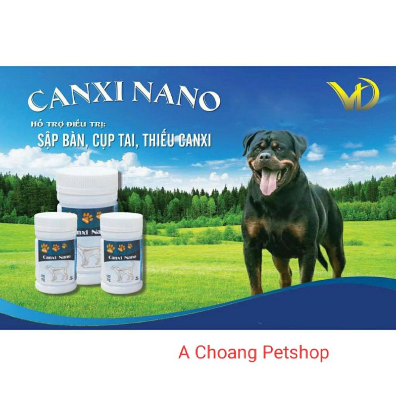 Canxi nano Cún miu bầu phục hồi bị hạ bàn tai cụp