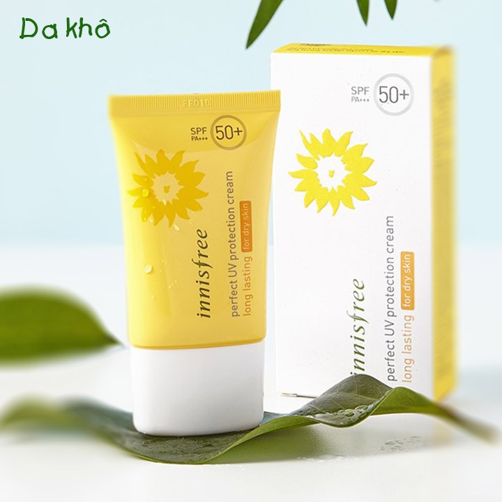 Kem Chống Nắng Innisfre Perfect UV Protection Cream Long Lasting For Dry Skin SPF50 PA+++ 50ml