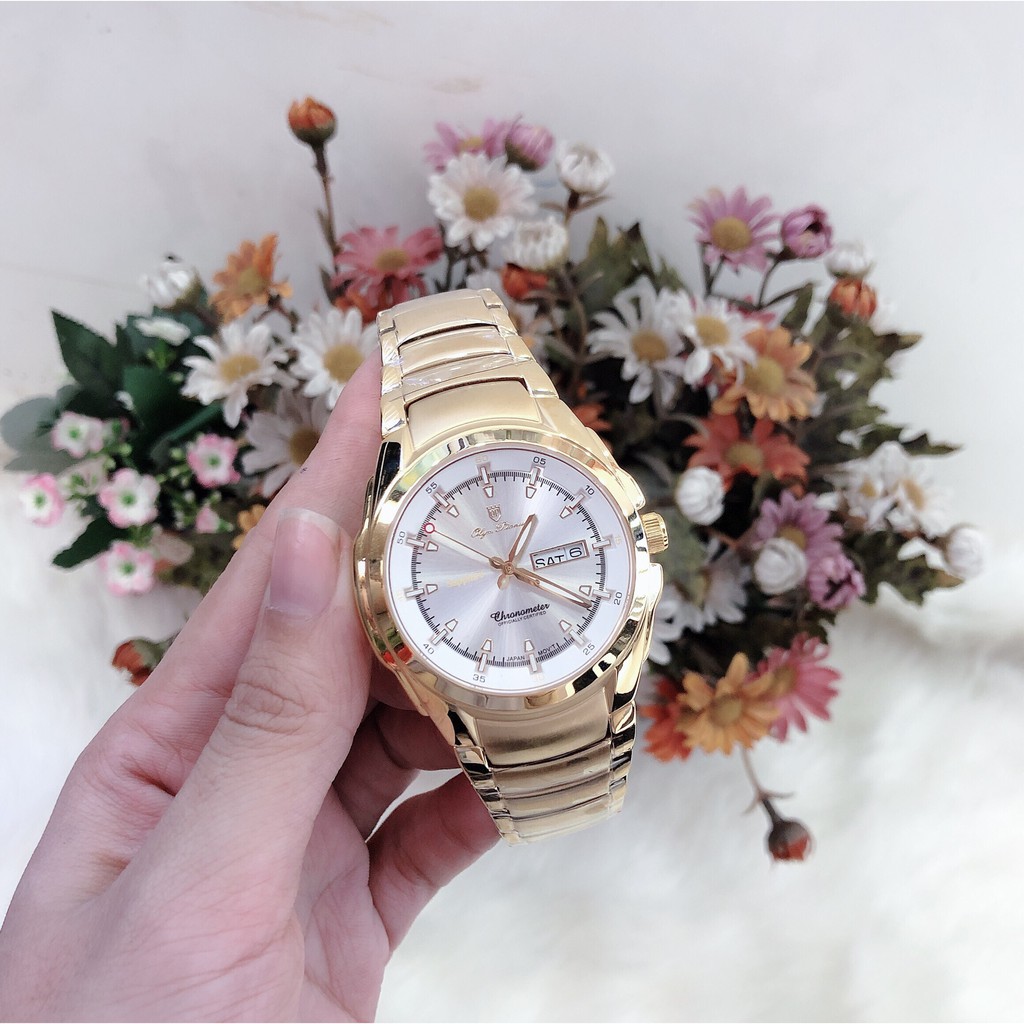 Đồng Hồ Nam Olym Pianus OPTTC028 - Dây Kim Loại - 40mm - Quartz