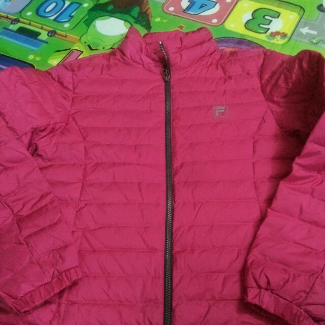 Combo áo phao + váy len