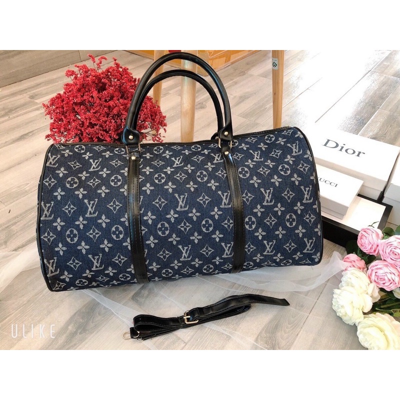 Túi Trống Du Lịch Hoạ Tiết Lv, Túi Xách Du Lịch Size To