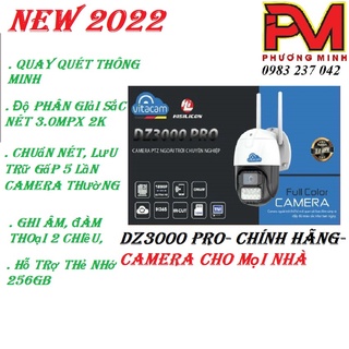 Mua Camera IP Wifi Ngoài trời 3.0MP VITACAM DZ3000 Pro - Xoay 360 Theo dõi chuyển động  Đàm thoại 2 chiều_Hàng chính hãng