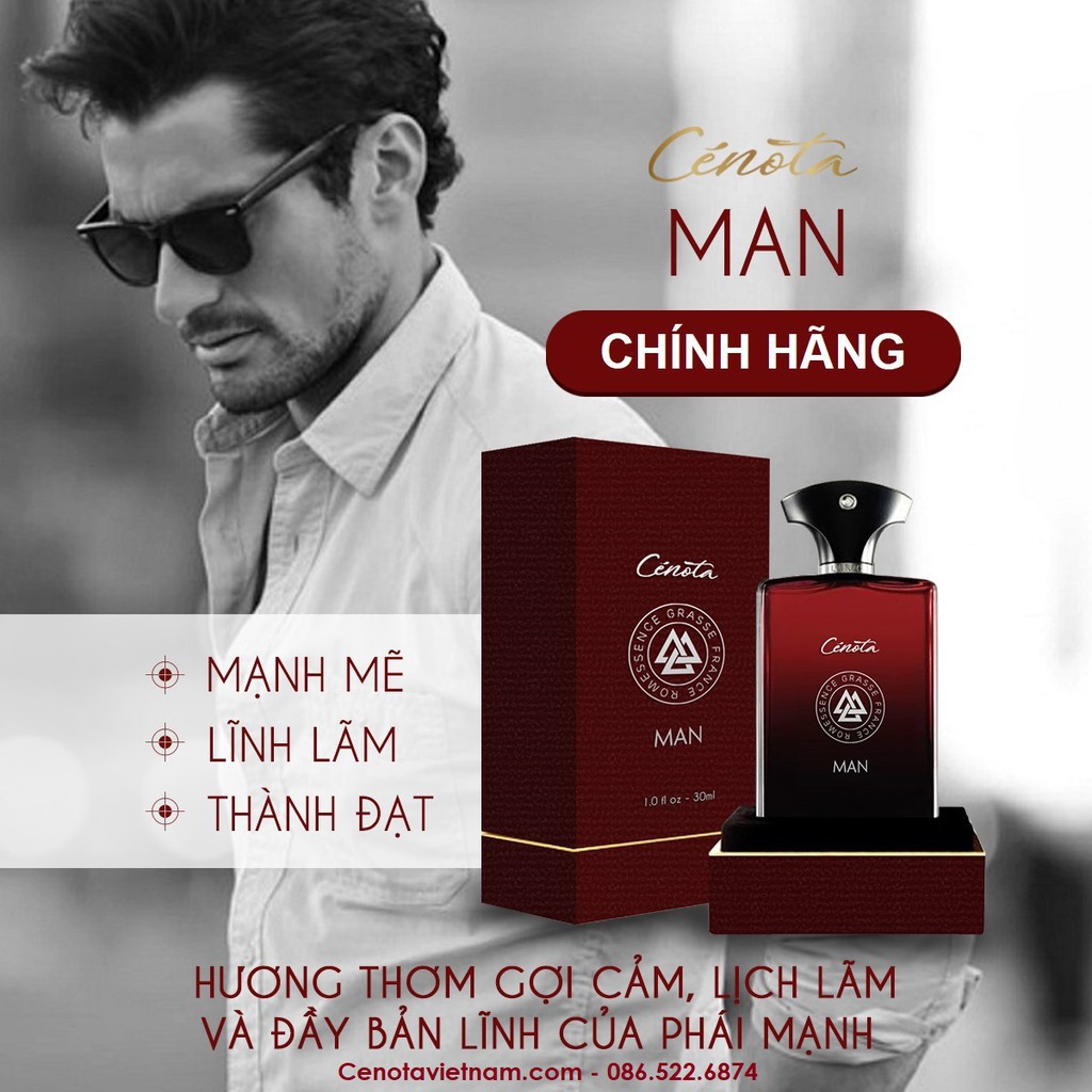 Nước hoa nam Cenota Man, nước hoa nam sức hút mạnh mẽ | BigBuy360 - bigbuy360.vn