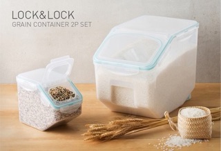 Bộ 2 thùng gạo Lock&Lock HPL510MS2