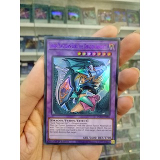 Thẻ Bài Lẻ YugiOh! Mã DLCS-EN006 - Dark Magician Girl the Dragon Knight - Ultra Rare (Blue) - 1st Edition