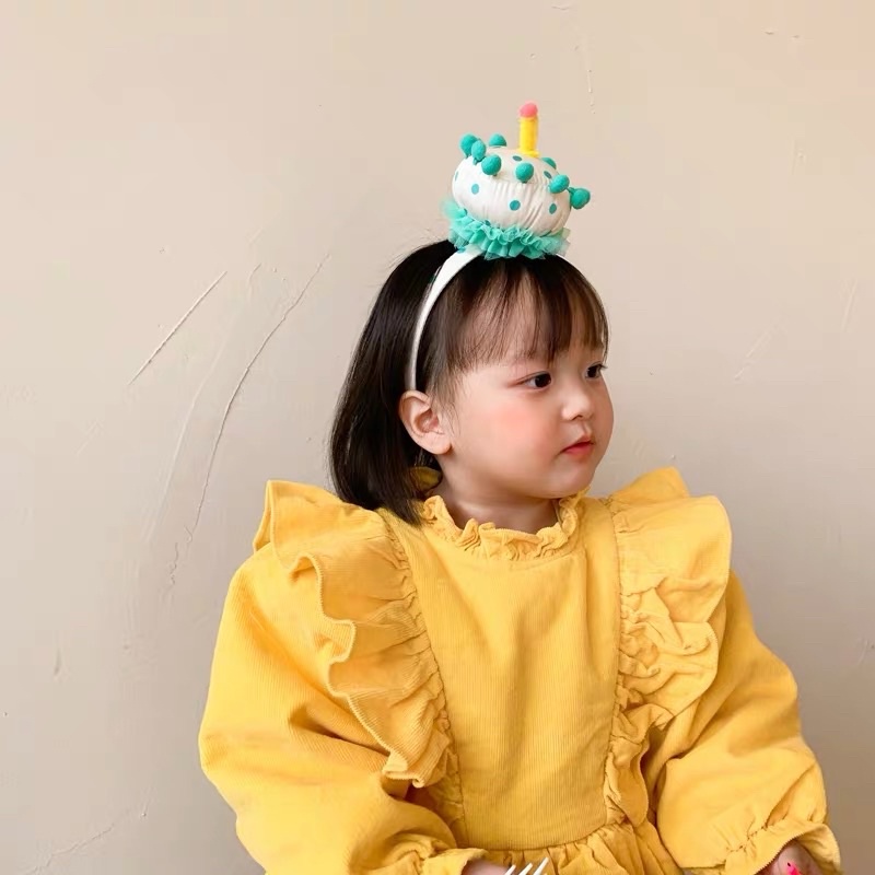 Bờm Xược tóc bánh sinh nhật cho trẻ em