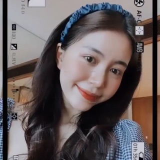 Bờm tóc headband lụa satin bóng - tiemcuaan