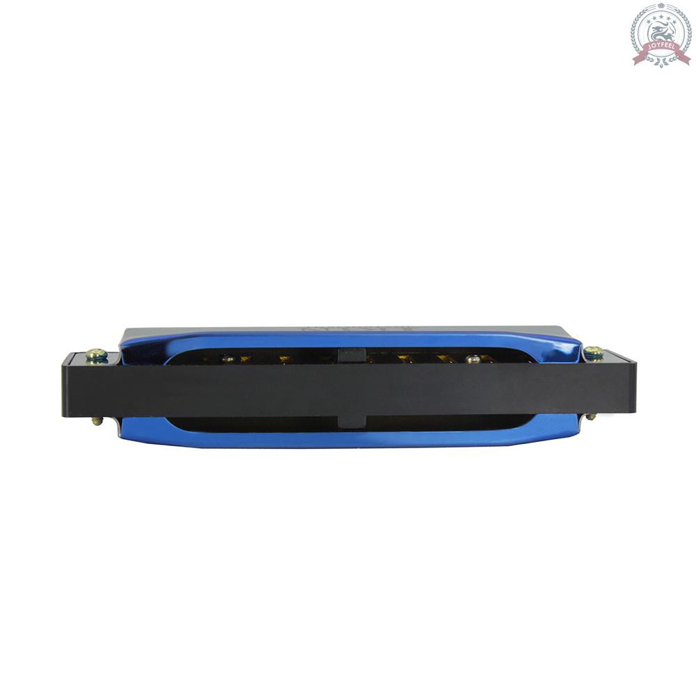 Kèn Harmonica C-160 Blues Harmonica 10 Lỗ 20 Khe Kèm Hộp Đựng