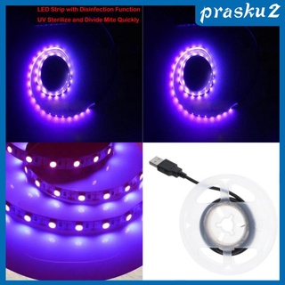 Dây Đèn Led Tia Cực Tím Dc5V Uv Chạy Pin 0.5m