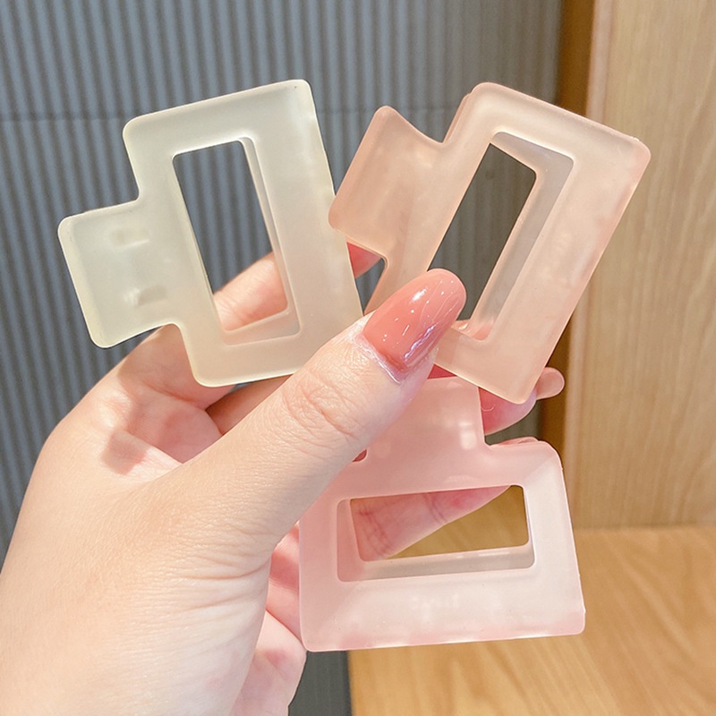 Kẹp tóc VUÔNG càng cua màu pastel cực xinh K65