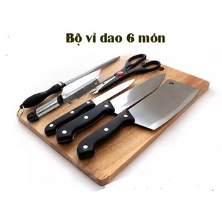 Bộ dao kitchen knife 6 món đa năng