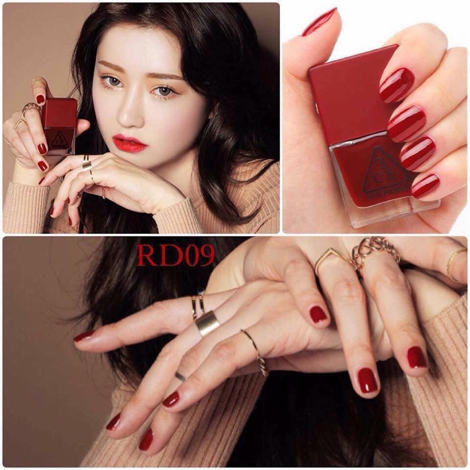 Sơn Móng Tay 3CE RD09 Deep Burgundy Red Đỏ đậm