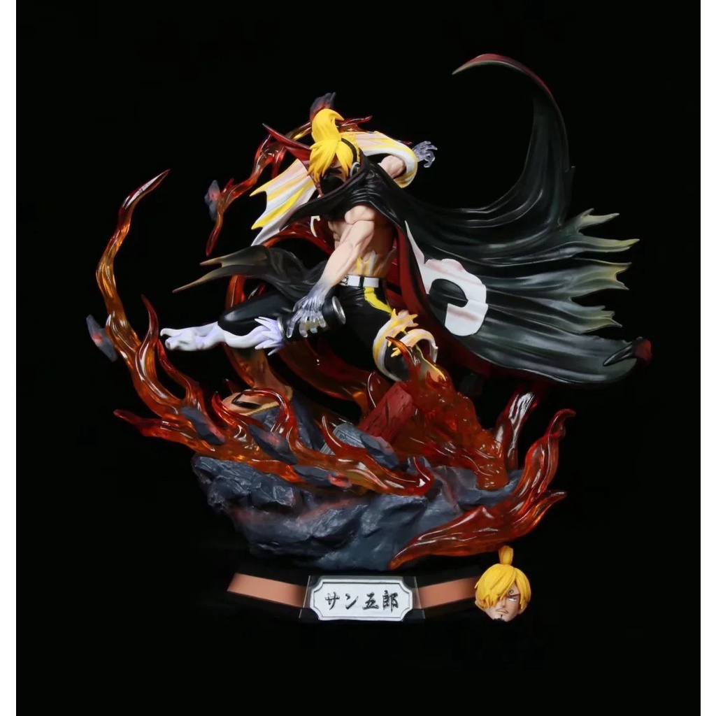 Mô Hình/Figure Sanji hắc ẩn có led cao 36cm có phụ kiện thay thế Mô hình OnePiece giá rẻ