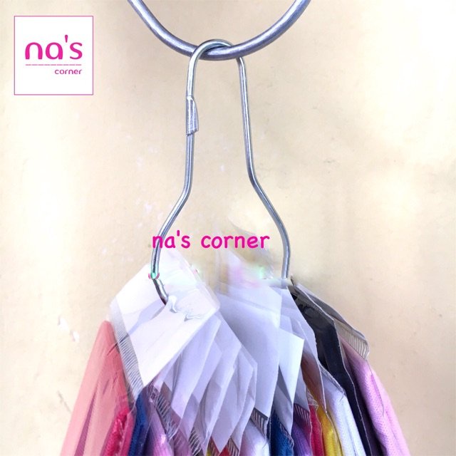 Bộ 100 móc bầu treo đồ, treo hàng size nhỏ 6.5x3.5cm