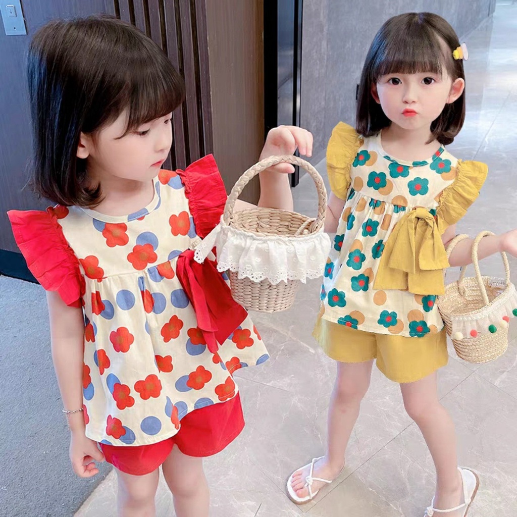 Set bộ thô mềm bé gái dễ thương 8-20kg