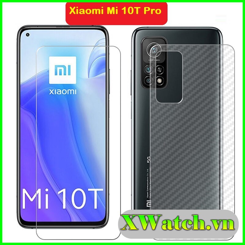 Miếng dán Carbon mặt lưng Xiaomi Redmi 10 Mi 10T Pro 5g / K30S Poco X3 K30 K30 pro K20/k20 pro Mi 8 Note 8 ...