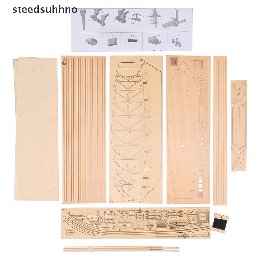 Mô hình thuyền buồm tự làm bằng gỗ tỉ lệ 1: 70 chất lượng