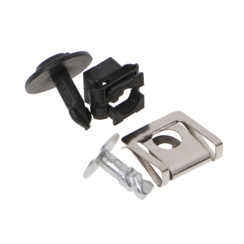 Set 20 Đinh Tán Nhựa A4 A6 Kẹp Bảo Vệ Động Cơ Dưới Xe Hơi