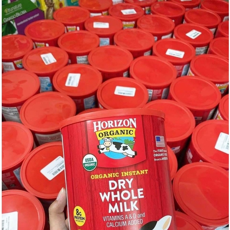 Sữa tươi HORIZON nguyên kem dạng bột hữu cơ Dry Whole Milk 870g [BAY AIR - DATE MỚI 2024]