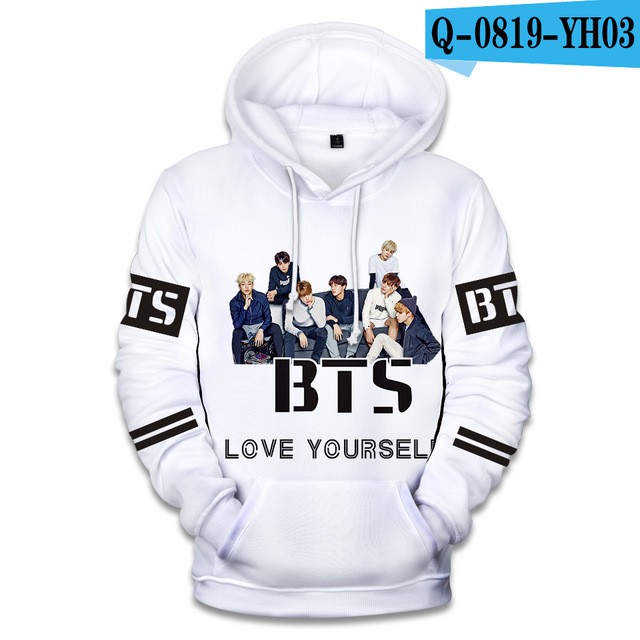 Áo hoodies 3D thời trang dành cho fan BTS