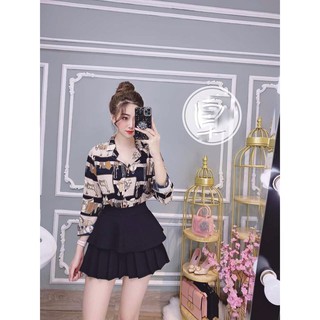 Sơ Mi Họa Tiết Chất Lụa 