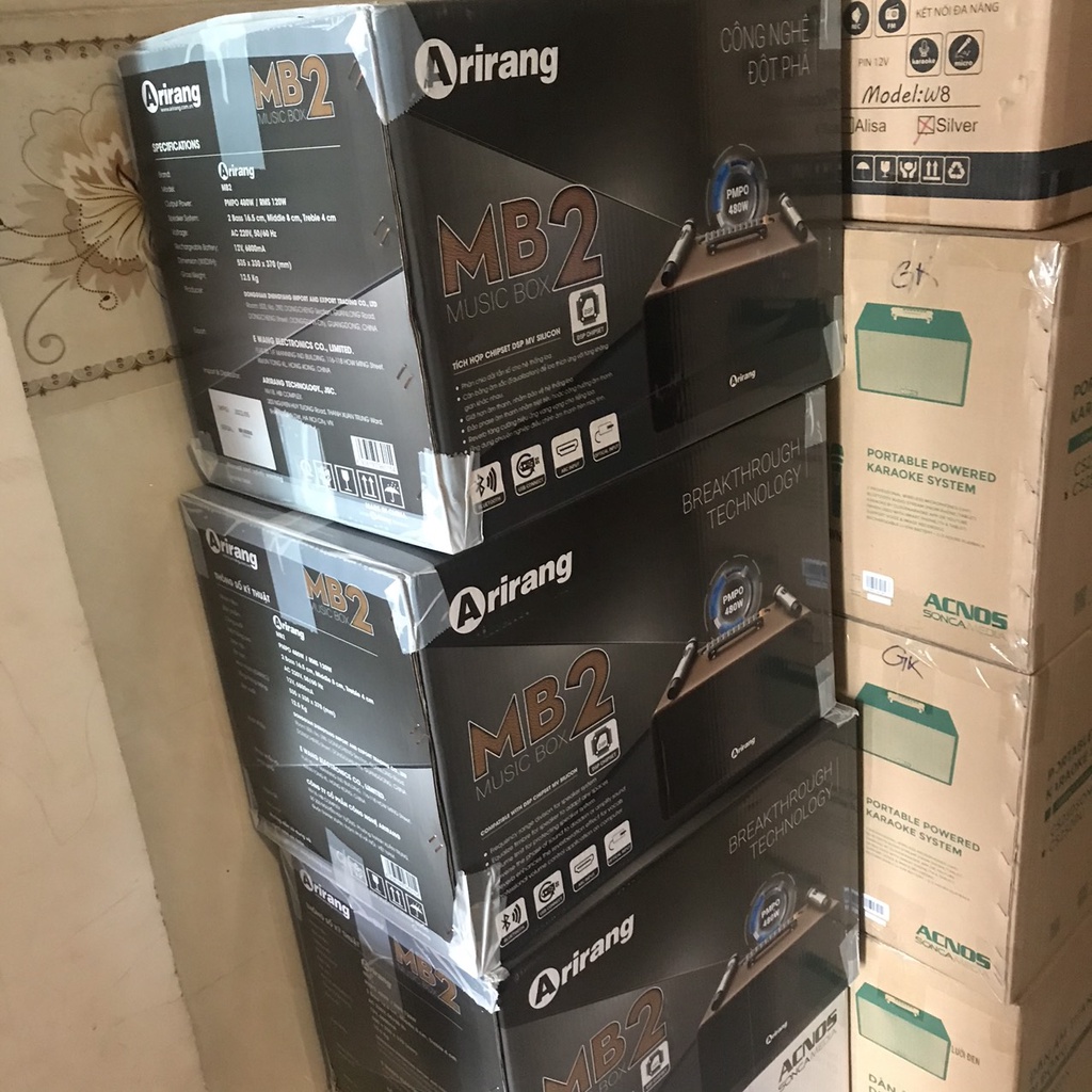 Loa kéo mini xách tay Arirang MB2  - Hàng Chính Hãng - Gia Khang Shop