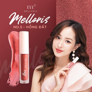 Son Kem Lì Melloris Velvet Lip Cream #5 Hồng Đất