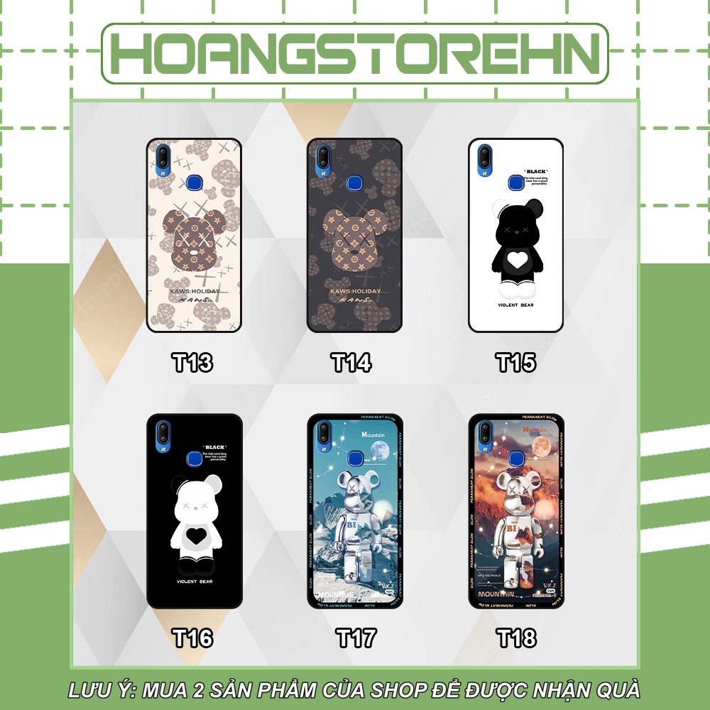 Ốp Vivo Y91 / Y91c / Y93 / Y95 in hình họa tiết Mountain, Be@rbrick dễ thương (T13 - T18)