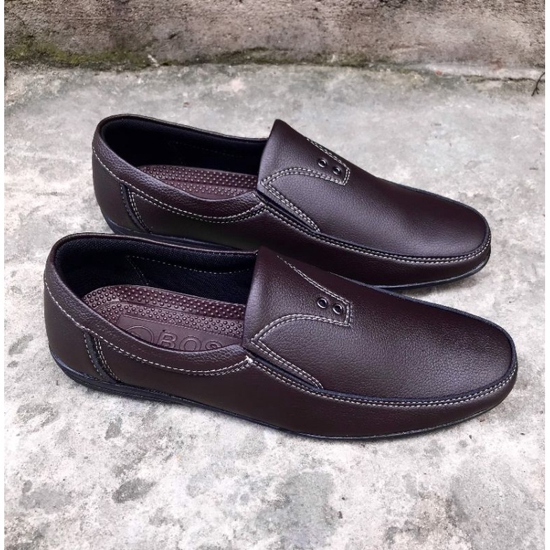 Giày lười nam phom đẹp, da mềm, mã GM12, size từ 39-44, màu nâu, mẫu mới nhất hiện nay