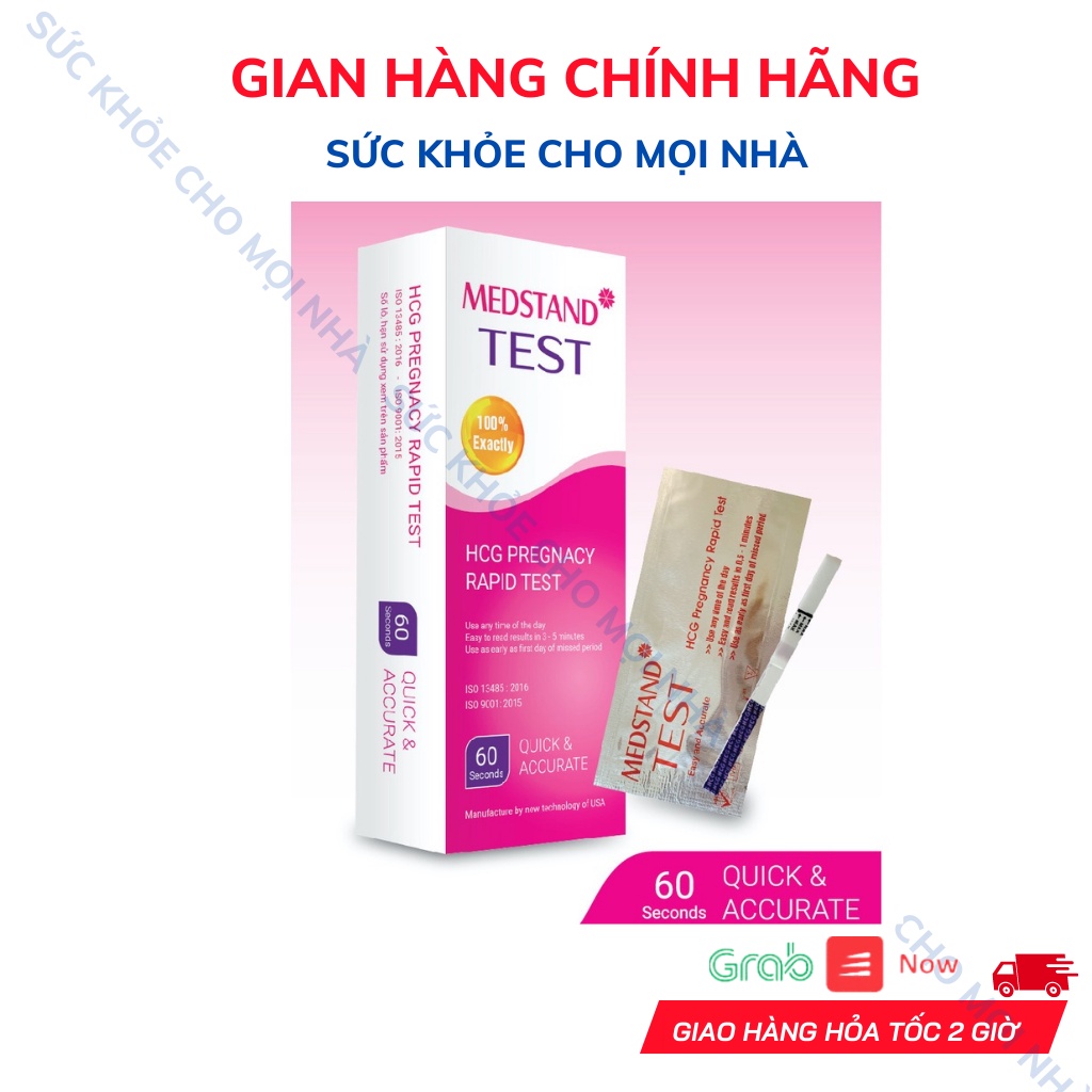 Que Thử Thai Medstand Test Nhanh, Chính Xác, Tiện Lợi