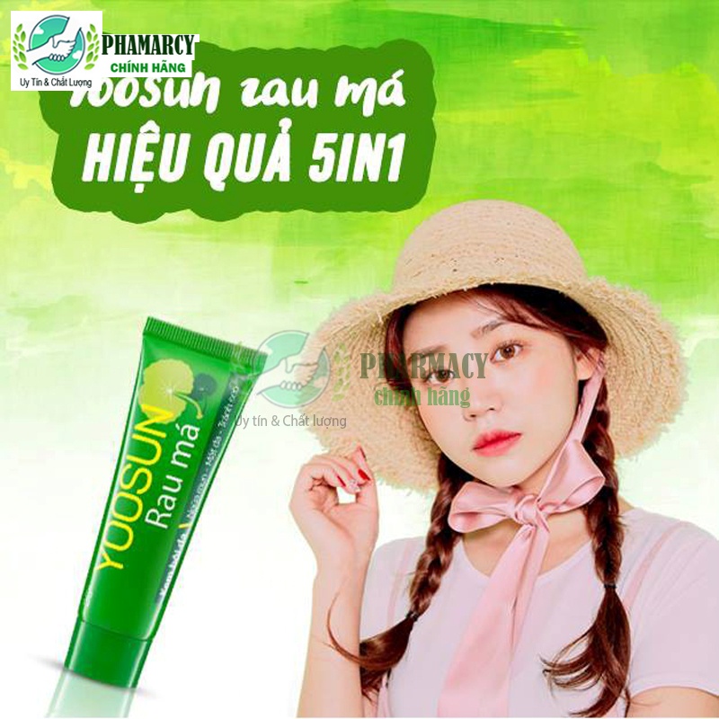 Kem ngừa sẹo ngừa mụn giảm thâm giảm ngứa côn trùng đốt từ thảo dược Yoosun Rau Má 20g