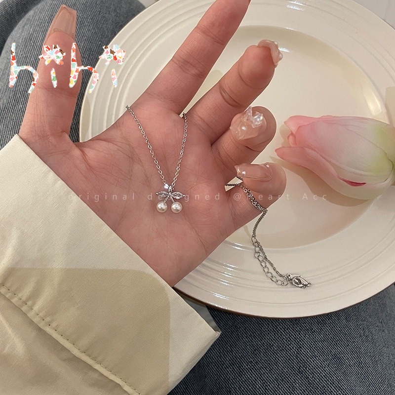 Vòng cổ Mặt Hình Vỏ Sò Đính Đá Thời Trang Cho Nữ