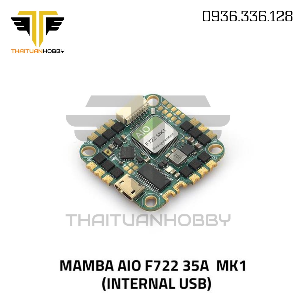 Mạch Bay Mamba Aio F722 Mk1 35a 6s 8bit - Internal Usb