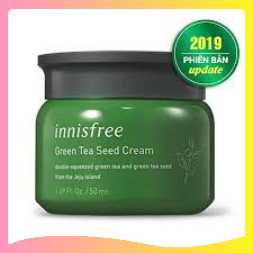 KEM DƯỠNG ẨM TRẮNG DA CHIẾT XUẤT TỪ MẦM TRÀ XANH Innisfree Green Tea Seed C 50G