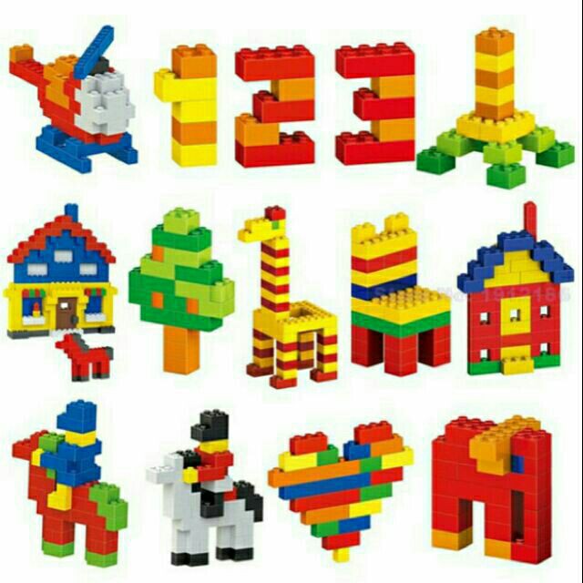 Bộ xếp hình lego cho bé 1000 miếng