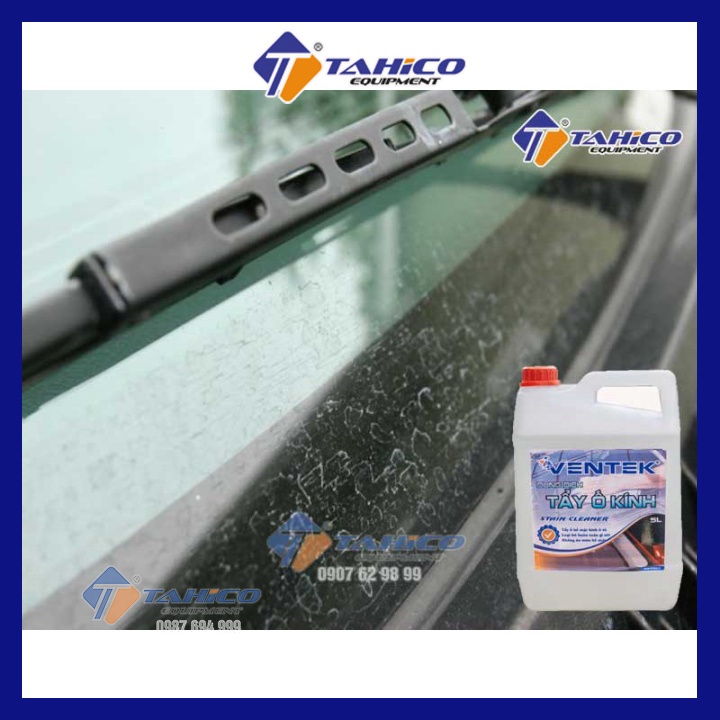 Dung dịch tẩy ố kính xe ô tô Ventek 5 lít - Tahico