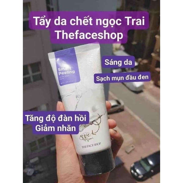 Tẩy Da Chết The Face Shop Smart White Jewel Peeling 120ml