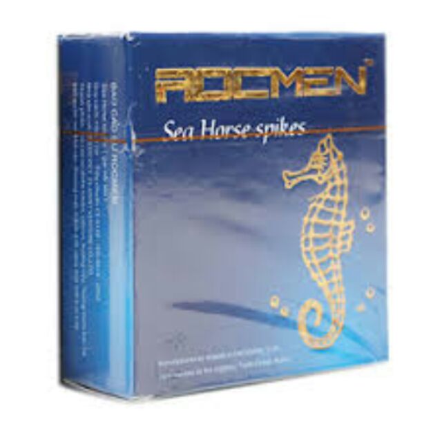 Bao cao su Rocmen Cá Ngựa (hộp 3 cái)