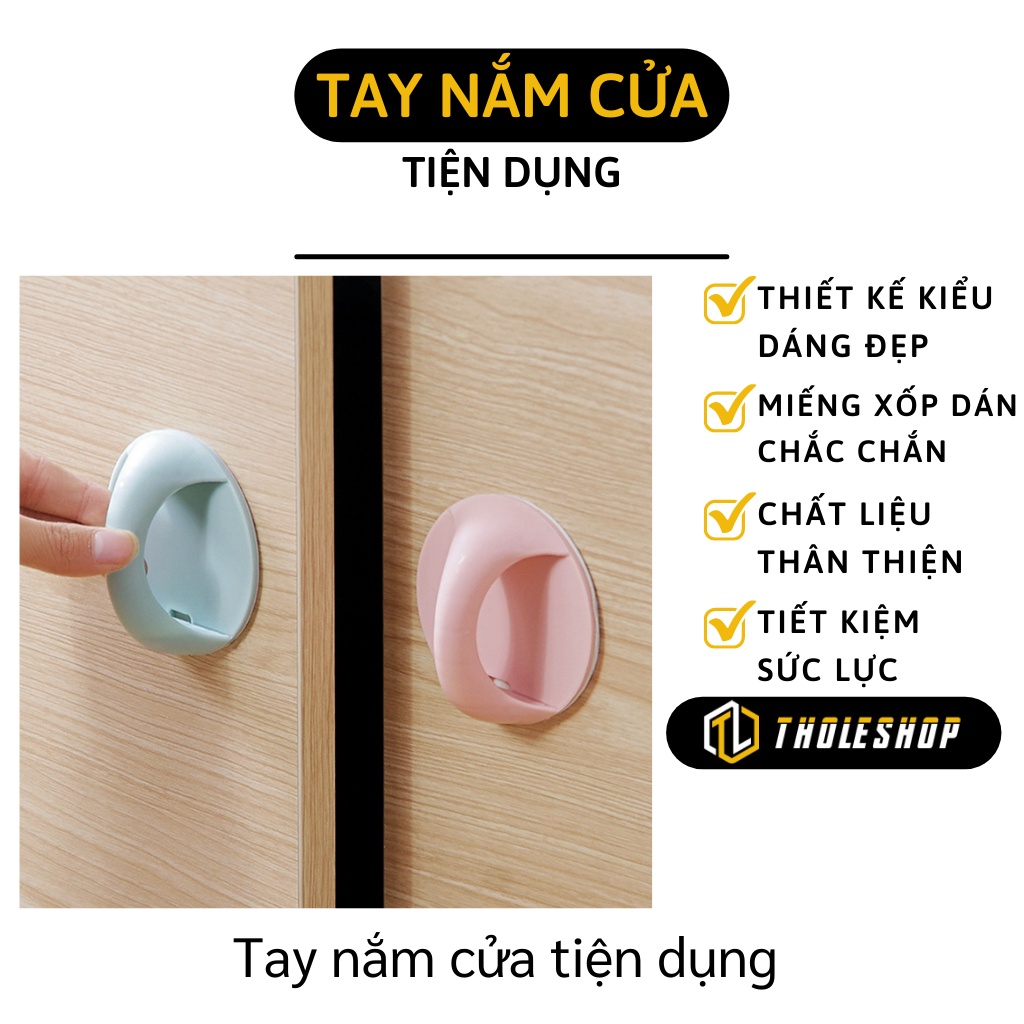 Tay nắm gắn cửa 💓FREESHIP💓 Tay nắm cửa tiện dụng, kiểu dáng đẹp, chắc chắn, an toàn, không còn lo bị kẹt tay 9137