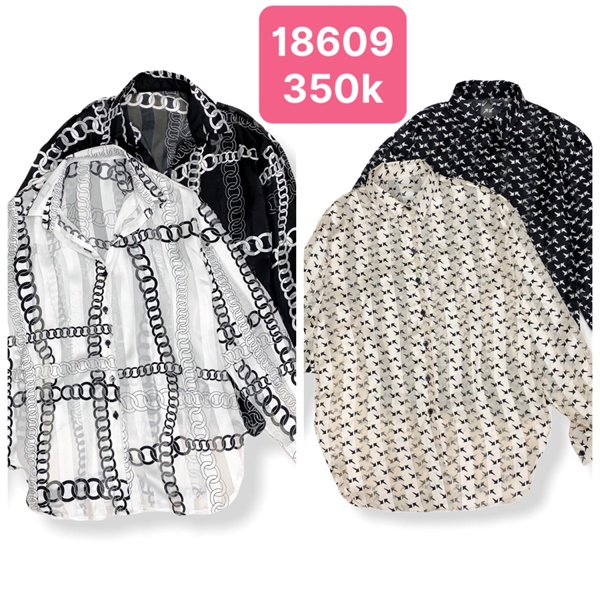 ÁO SƠ MI HỌA TIẾT - K18609