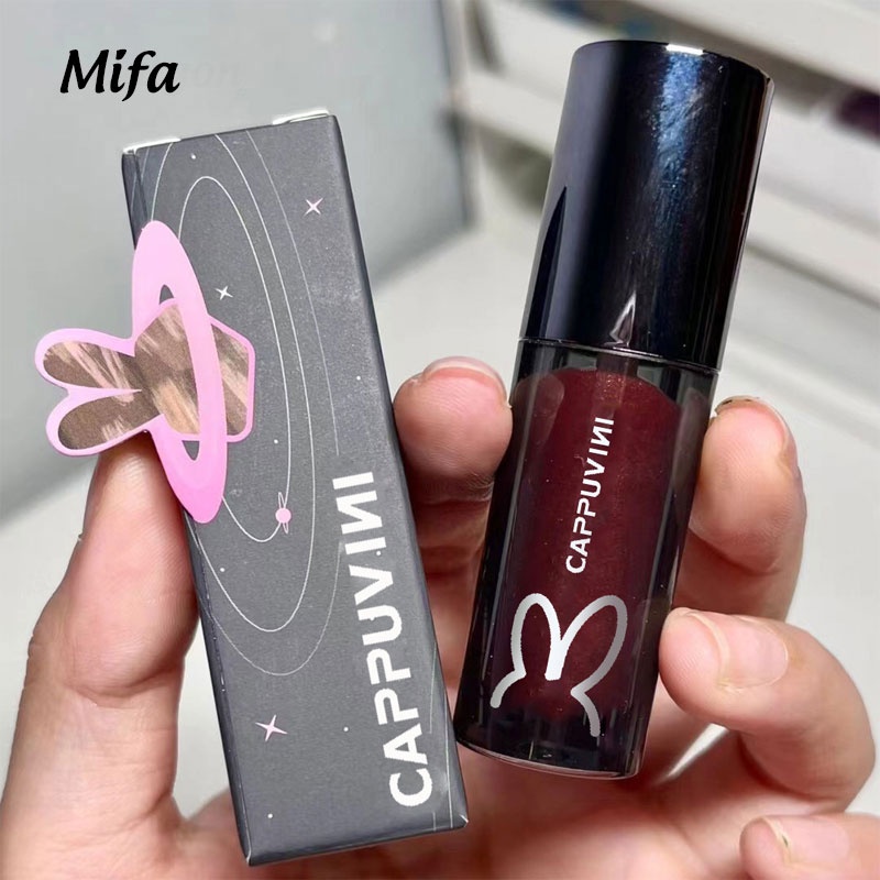 Son Bóng Cappuvini Căng Bóng Mềm Mịn Môi Vỏ Đen Tai Thỏ Chính Hãng Hàng Nội Địa Trung