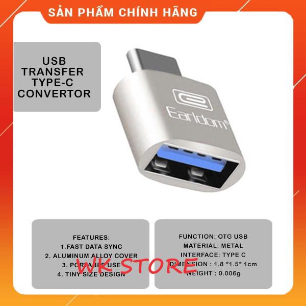 Đầu chuyển Earldom type C sang USB 3.0 dành cho macbook