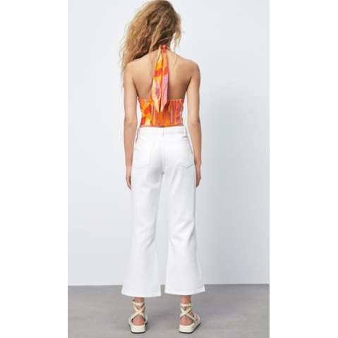 Áo Lửng Croptop Zara Authentic sz Xs, new 98%