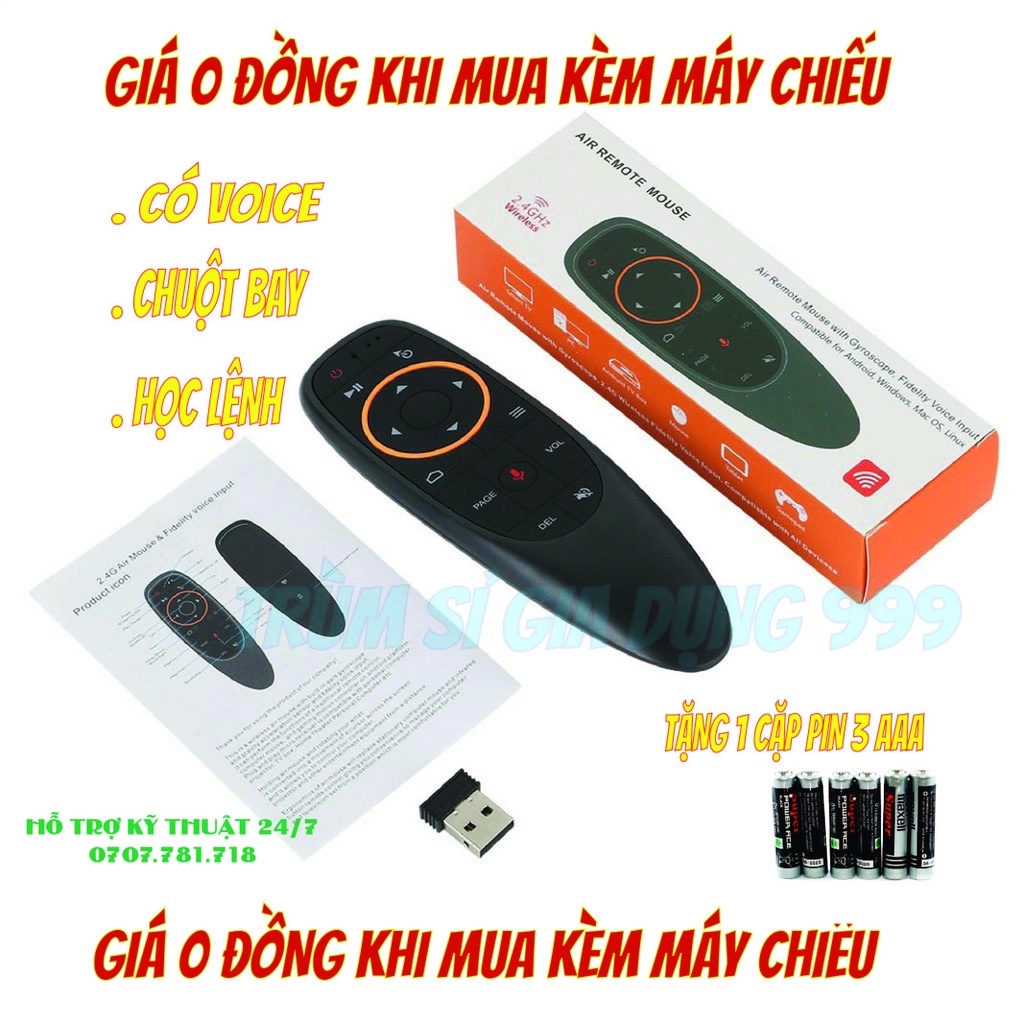 [HÀNG SẴN HCM] REMOTE, ĐIỀU KHIỂN CÓ VOICE G10S, TÌM KIẾM GIỌNG NÓI 1 CHẠM