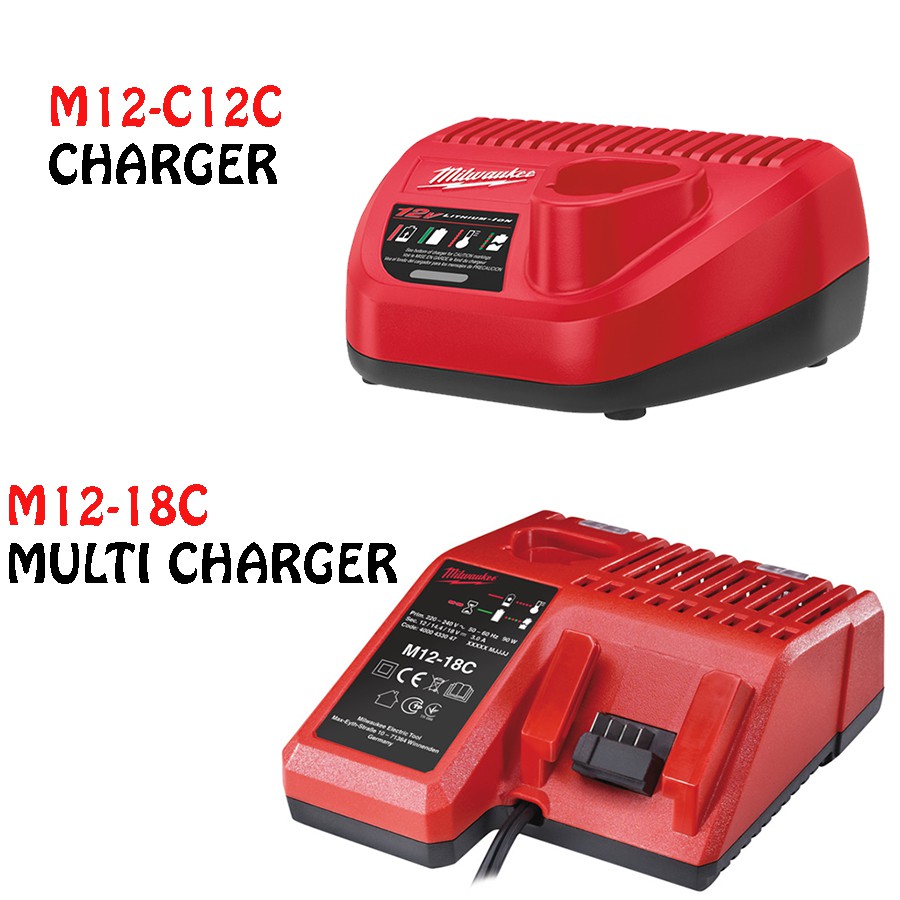 Sạc Pin 12V MILWAUKEE M12™ (C12C) - Chính Hãng