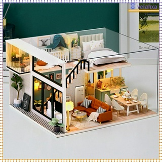 Mô Hình Đèn Led 3d Tự Lắp Ráp Nhà Búp Bê 1 / 24